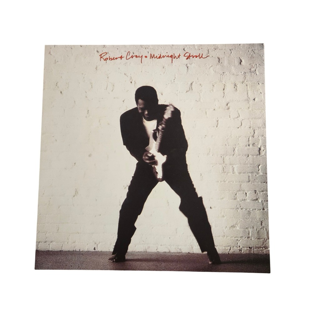 Robert Cray Midnight Stroll 12x12 Double‎ Sided Flat Promo Poster 1990 Blues